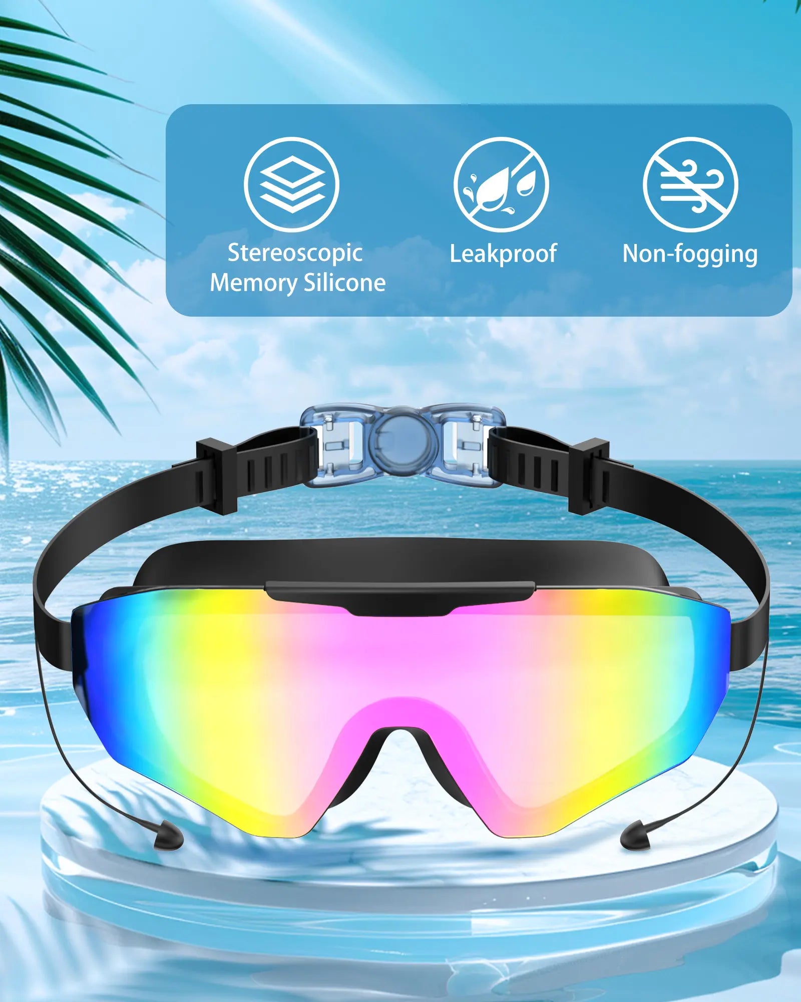 AquaVision swim goggles color option