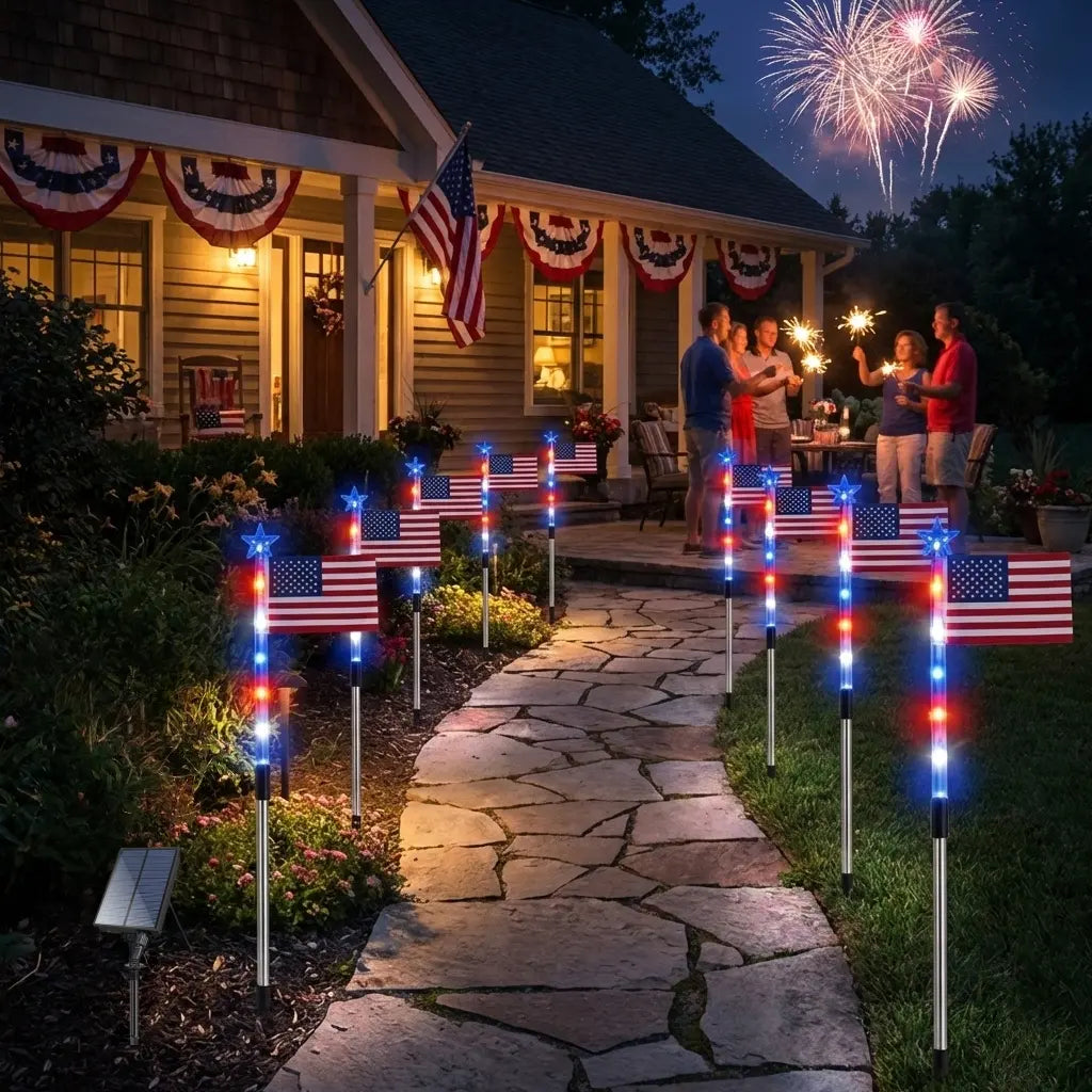 Solar Flag Lights