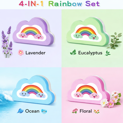 Rainbow Cloud Bath Salt Balls