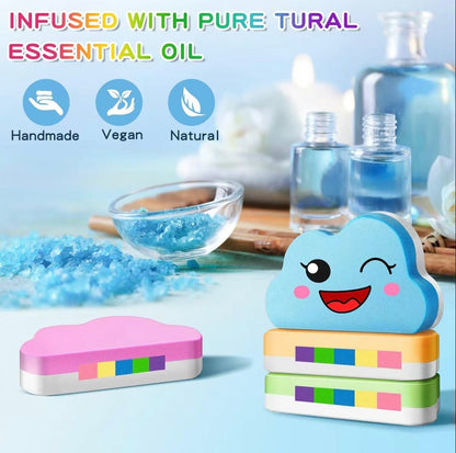 Rainbow Cloud Bath Salt Balls