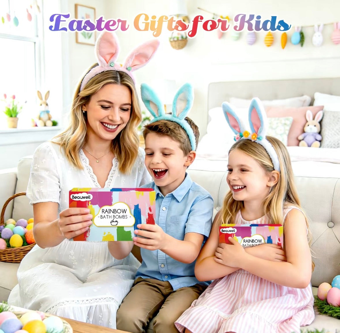 Rainbow Cloud Bath Salt Balls