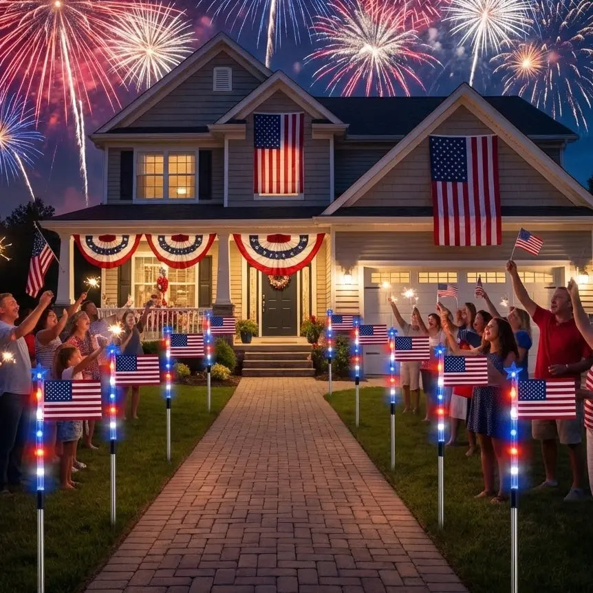 Solar Flag Lights