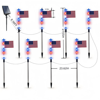Solar Flag Lights
