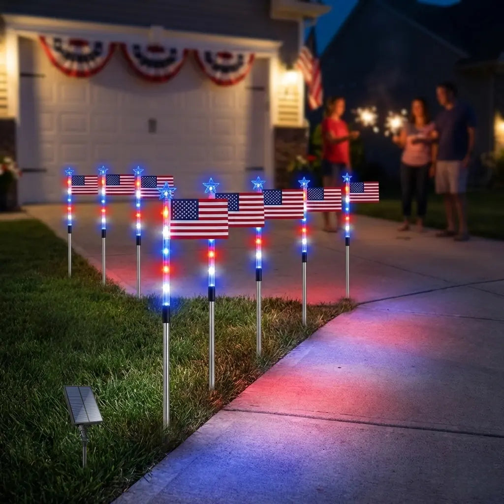 Solar Flag Lights