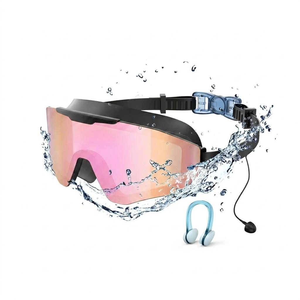 Anti-fog goggles full coverage lens detail